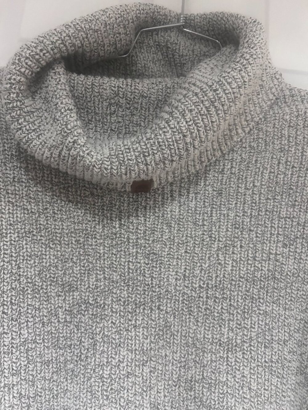 Roots Womans Oversized Cozy Cowl-neck Poncho Sweater O/S